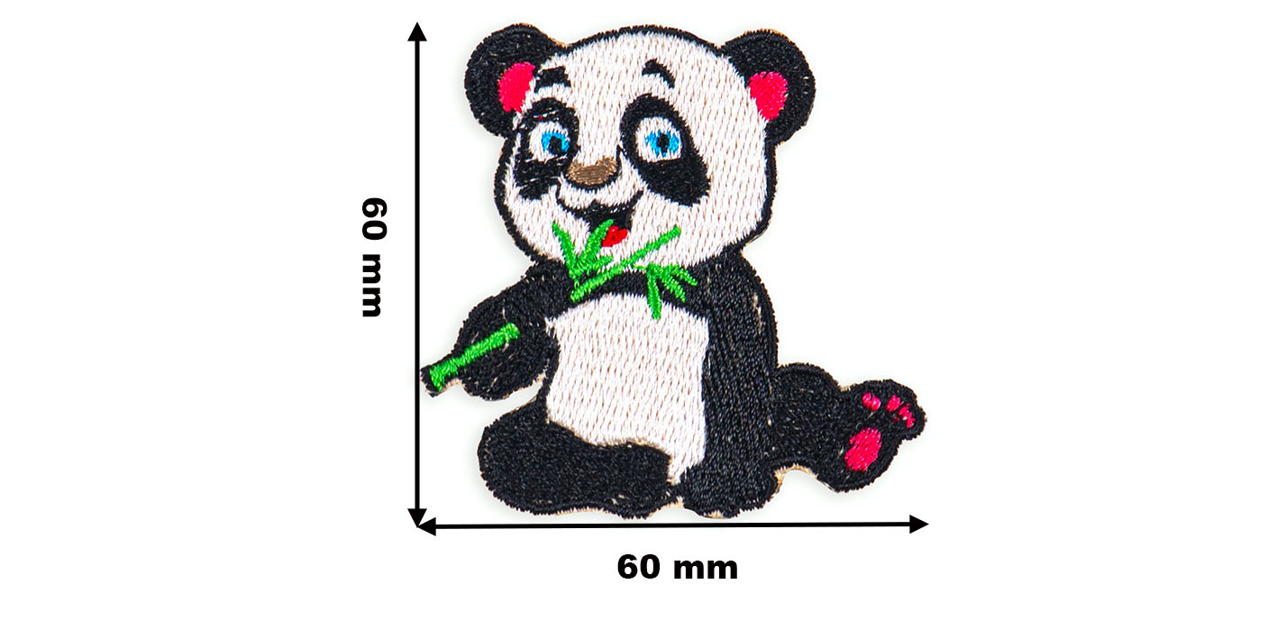 Naszywka naprasowanka panda